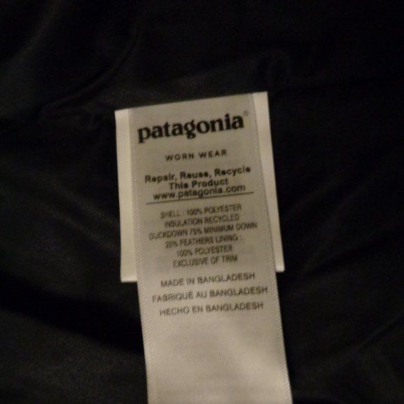 Patagonia Black Downtown Parka, Wmns XS, NWT - Picture 6 of 6